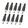 10Pcs DC Power Male pl;/UG Adapter 3.5x1.3mm 4.0x1.7mm 4.8x1.7mm 5.5x2.1mm 5.5x2.5mm 6.5x4.4mm Plugs Jack Soldering Wire Connector(3.5x1.3mm) view 1