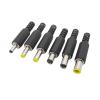 10Pcs DC Power Male pl;/UG Adapter 3.5x1.3mm 4.0x1.7mm 4.8x1.7mm 5.5x2.1mm 5.5x2.5mm 6.5x4.4mm Plugs Jack Soldering Wire Connector(3.5x1.3mm) view 2