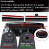1280 * 720 Pixel Super HD Brake Light Backup Camera Set with 7 Inch LCD Monitor, Night Vision Reversing Camera Replacement for VW T5 Bus Transporter Multivan Caravelle Bussiness 2003-2015 Bj view 2