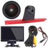 1280 * 720 Pixel Super HD Brake Light Backup Camera Set with 7 Inch LCD Monitor, Night Vision Reversing Camera Replacement for VW T5 Bus Transporter Multivan Caravelle Bussiness 2003-2015 Bj view 3
