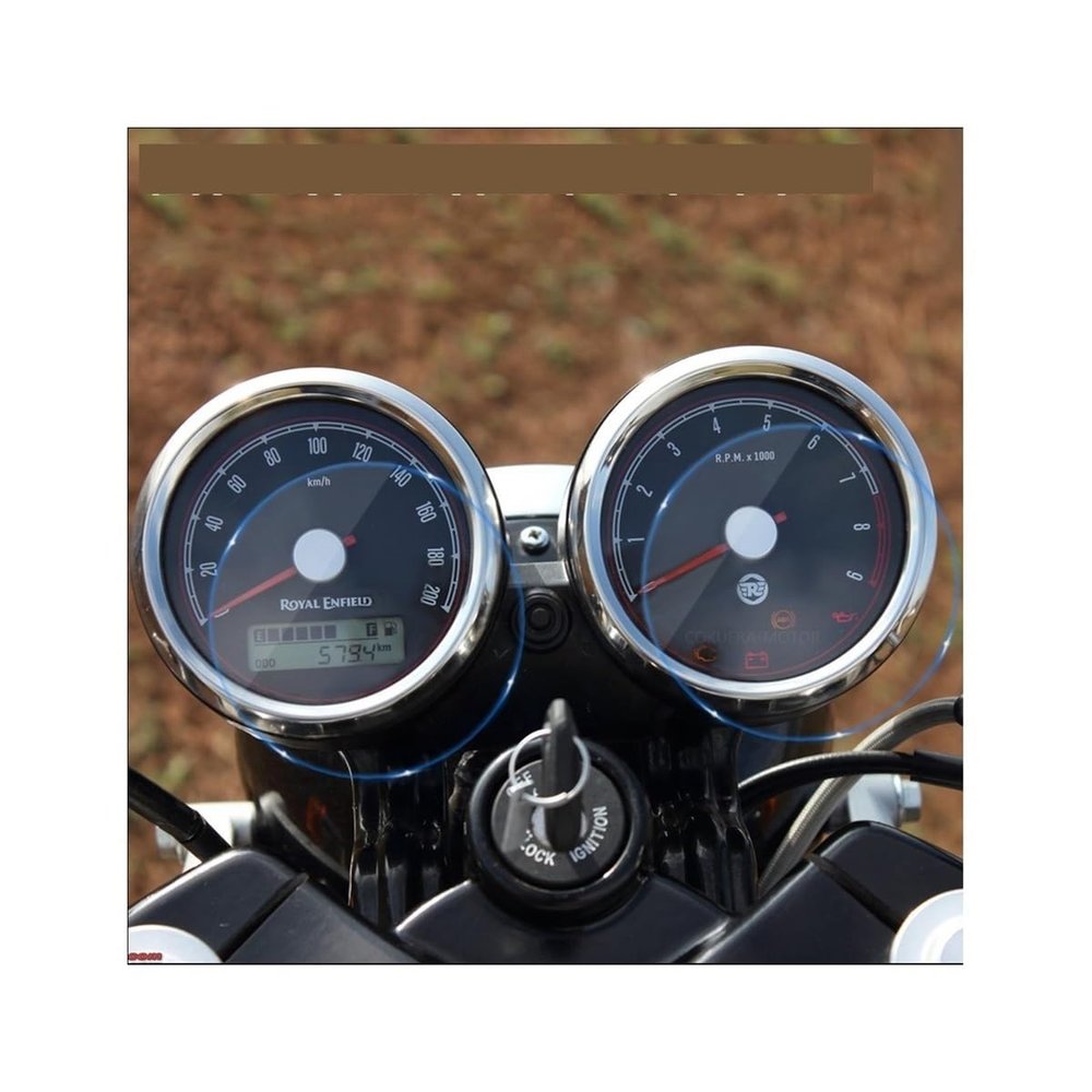 RAtsch Dashboard Protective Film for 650 Interceptor GT Motorcycle Cluster Screen Scratch Protection Film Screen Protector