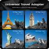 LENCENT 65W GaN International Travel Adapter with 2 USB-A & 3 Type C Ports view 2