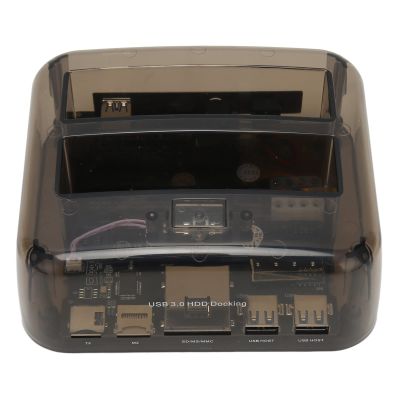 USB 3.0 to IDE Bay External Hard Drive Docking Station for 2.5 or 3.5in HDD SSD with Hard Drive DuplicatorCloner Function, Supports 20TB (US Plug)