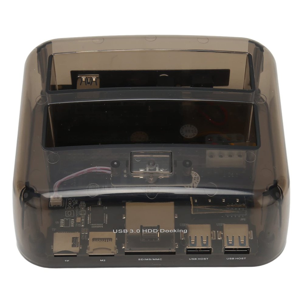 USB 3.0 to IDE Bay External Hard Drive Docking Station for 2.5 or 3.5in HDD SSD with Hard Drive DuplicatorCloner Function, Supports 20TB (US Plug)