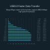 USB 3.0 to IDE Bay External Hard Drive Docking Station for 2.5 or 3.5in HDD SSD with Hard Drive DuplicatorCloner Function, Supports 20TB (US Plug) view 3