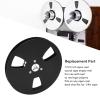 1/4 5 Inch Empty Tape Reel,Analog Recording Tape Reel,3 Hole Aluminum Alloy Universal Opening Machine Part Sound Tape Takeup Reel (Black) view 2