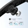 Emzwin 5BC Bluetooth safety glasses for work audio smart glasses headphones with mic, Clear Lens view 2