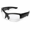 Emzwin 5BC Bluetooth safety glasses for work audio smart glasses headphones with mic, Clear Lens view 4