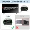 49" 50" 55" TV Stand for LG TV Legs for 55UJ6300 55UJ6540 55UK6200 55UK6300 55UK6500 55LJ550M 55UM7300 55UN6900 55LJ5550 50UK6500 49UK6300 MAM643660 MEZ64114730 Replacement Legs for LG TV with Screws view 3