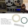 ZJchao 1/4" Tape Splicing Set, 10 Inch Precision Aluminum Block & Leader Tape for Reel-to-Reel Restoration and Studio Editing view 2
