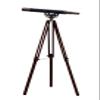 MARY NAUTICAL- Decorative Single Barrel Standard Tube Length Marine Navy Designer Home Floor Standing Maritime Wooden Tripod Antique Finish Telescope Collectible Gift view 2