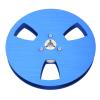 1/4 5 Inch Empty Tape Reel,Analog Recording Tape Reel,3 Hole Aluminum Alloy Universal Opening Machine Part Sound Tape Takeup Reel (Blue) view 1