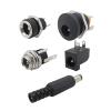 10Pcs 12V 5.5x2.1mm Plugs Jack DC Connectors 5.5 * 2.1mm DC Power Male Female Socket Nut Panel Mount DC Power Adapter Connector(A 10Pcs) view 3