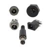 10Pcs 12V 5.5x2.1mm Plugs Jack DC Connectors 5.5 * 2.1mm DC Power Male Female Socket Nut Panel Mount DC Power Adapter Connector(A 10Pcs) view 4