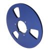 1/4 10 Inch Empty Tape Reel, Aluminum Alloy Takeup Reel, Universal Recording Tape Reel with 3 Hole Windage Holes, Empty Disc Opening Machine Parts for Reel Tape Drive (Blue) view 1