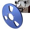 1/4 10 Inch Empty Tape Reel, Aluminum Alloy Takeup Reel, Universal Recording Tape Reel with 3 Hole Windage Holes, Empty Disc Opening Machine Parts for Reel Tape Drive (Blue) view 4