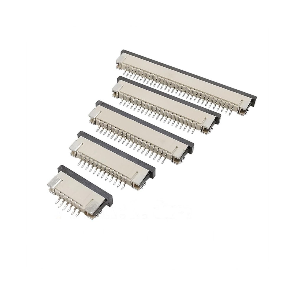 10Pcs/lot 1mm Pitch FPC FFC Connector FPC FFC Flat Cable Socket 1mm Connector 4P 6P 8P 10P 12P 14P 16P 18P 20P 24P 26P 30P 32Pin(8Pin)