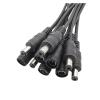 5Pairs 5.5 x 2.1mm DC Power Male pl;/UG and Female Jack Socket Pigtail Cable Wire Connector Fit Compatible CC/TV Security Camera .L-ED Strip view 4