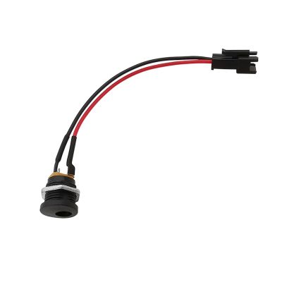 1Pcs 5.5 x 2.1mm DC Power Jack Socket Threaded Female Panel Mount Adapter to JST SM 2Pin Male pl;/UG Wire Connector 10/15/20CM(10CM)