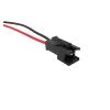 1Pcs 5.5 x 2.1mm DC Power Jack Socket Threaded Female Panel Mount Adapter to JST SM 2Pin Male pl;/UG Wire Connector 10/15/20CM(10CM) view 3