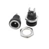 10/5/2Pcs 5.5 x 2.1mm DC Power Supply Female Jack Panel Mount Connector 5.5 * 2.1mm DC Socket pl;/UG 2 Leg Terminal pl;/UG Adapter(10Pcs) view 1