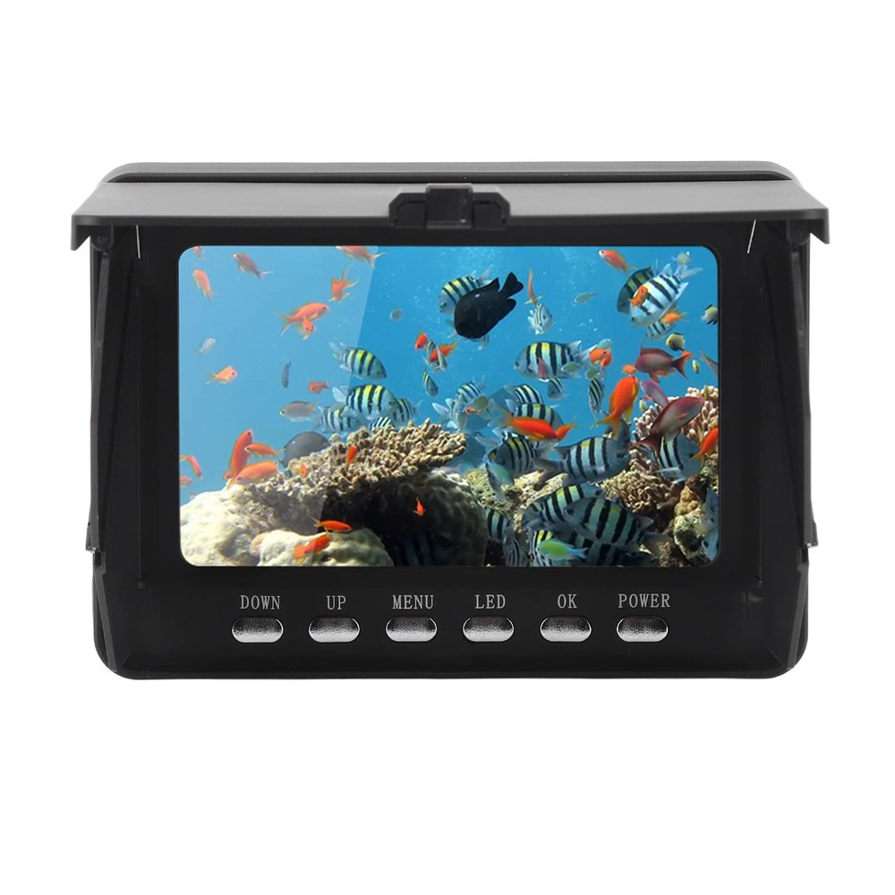 Underwater Fishing Camera Underwater Camera Fish Detector, 1080p Hd Camera MutiLanguage Adjustable Display Brightness and Chromaticity Capture Videos Pictures