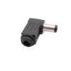 10Pcs/lot 5.5 x 2.1mm DC Power Male pl;/UG Right Angle Soldering Cord Tip Adapter Connector DC Plugs Assembly 2.1x5.5mm 90 Degree view 3