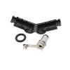 10Pcs/lot 5.5 x 2.1mm DC Power Male pl;/UG Right Angle Soldering Cord Tip Adapter Connector DC Plugs Assembly 2.1x5.5mm 90 Degree view 4