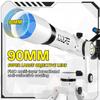 Telescope 90mm Aperture 900mm - Vertisteel AZ Mount Base, High Precision Adjustment, Magnification 45-450x, Wireless Remote, Phone Adapter - Ideal for Astronomy Enthusiasts and Beginners (White) view 3
