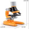 KouRy Biological Microscope 1200X Science Educational LED Kit Lab Home Microscope (Color : Yellow) view 2