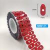 1000pcs Lens Edger Non-Slip Edger Lens Blocking Pad Suitable for Special Lens Optical Lens Edger Self-Adhesive Sticker Accessories (Color : 17x33mm) view 2