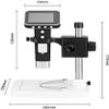 KouRy 500X 2.5 Inch LCD Digital Microscope Wireless Microscope Handheld 8-LED Light Magnifying Glass Magnifier with Stand (Black) view 2