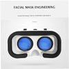 KouRy VR Headset, VR 3D Virtual Reality Headset for Movies and Games VR Glasses Goggles Compatible with iOS & Android, High Definition Optical Lens, Adjustable Pupil (Color: White) view 4