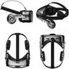 KouRy 3D VR Glasses, Virtual Reality Headset, 3D VR Glasses 105FOV Adjustable Focal Stereo Headphone VR for 4.5-6.2 inch iOS & Android Smartphone (Colour: Black) view 4