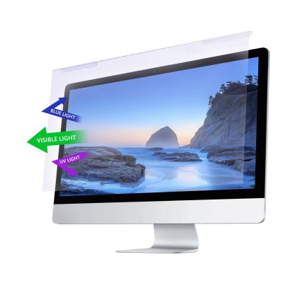 AIZYR Blue Light Blocking Screen Protector Panel or 20/22/23/24/ 27 inch Anti-UV Eye Protection Filter Film Hanging Type,23 in 16:9 (524 * 306) mm