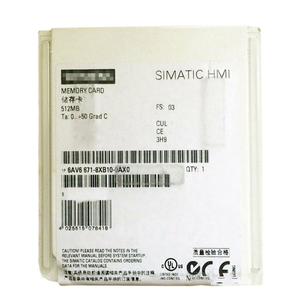 6AV6671-8XB10-0AX0 SD Card 6AV66718XB100AX0 Sealed in Box with Warranty