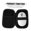 Gatuida 3pcs Travel Case for Electronics Mouse Holder Wireless Mouse Storage Bag Elastic Band Mesh Compartment Scratch-Resistant Dustproof view 4