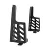 Hemobllo 2pcs Double Slot Wall Bracket for Tablet and Mobile Phone Storage Holder Space-Saving Wall-Mounted Design Compatible Phones and Tablets Black view 3