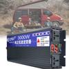2023 New Pure Sine Wave Power Inverter 3000W/4000W/5000W DC 12/24V to AC 110V/230V Converter with Dual AC Outlets for Motorhomes,Truck,Boat,Camping,Household,Van,3000W-24Vto220V view 1