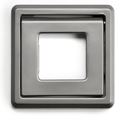 Hidden Handles,Concealed Knob, Embedded Recessed Drawer Pulls Handles,Rectangular Hidden Clamshell Pulls,Zinc Alloy Cupboard Handles Door Grip Knobs Metal Embedded Cabinet Wardrobe Handle,With Screw (