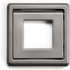 Hidden Handles,Concealed Knob, Embedded Recessed Drawer Pulls Handles,Rectangular Hidden Clamshell Pulls,Zinc Alloy Cupboard Handles Door Grip Knobs Metal Embedded Cabinet Wardrobe Handle,With Screw ( view 1