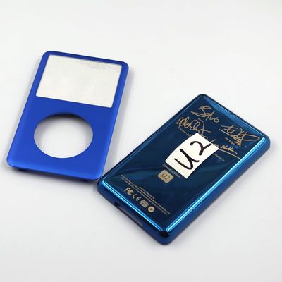 Blue Front Faceplate U2 Special Edition Metal Back Case Cover Housing for iPod 6th 7th Classic 80GB 120GB Thin 160GB