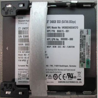 Hewlett Packard Enterprise SSD 240GB 6G SFF SATA RI PLP QR, 868814-B21 (QR)
