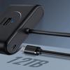 KouRy USB Hub 4-Port USB 3.0 Hub USB Splitter [Charging Supported] Compatible with Laptop, PC, Flash Drive, Mobile HDD (Black) view 2