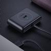 KouRy USB Hub 4-Port USB 3.0 Hub USB Splitter [Charging Supported] Compatible with Laptop, PC, Flash Drive, Mobile HDD (Black) view 3
