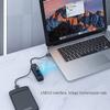 KouRy Docking Station, 4-in-1 USB Docking Station USB 3.0 Hub with Type-C Power Delivery for Laptop, Keyboard, Mouse, Flash Drives, and Mobile HDD (Black) view 3