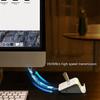 KouRy USB Hub 3.0 with LED Light and Phone Holder,HighSpeed 4-Port USB Hub Splitter for Desktop, Computer Laptop view 3