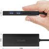 KouRy USB C Hub, 5 in 1 USB Hub Adapter with 3 USB 3.0 Ports, SD/TF Card Reader, USB Splitter for Keyboard, Mouse, Flash Drives (Black) view 4