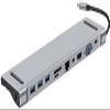KouRy USB C Docking Station, 11in-1 USB C Hub with HDMI, Mini DP, VGA, Ethernet, 3 USB 3.0, SD/TF, 3.5mm Ports, PD 100W view 1