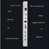 KouRy USB C Docking Station, 11in-1 USB C Hub with HDMI, Mini DP, VGA, Ethernet, 3 USB 3.0, SD/TF, 3.5mm Ports, PD 100W view 3